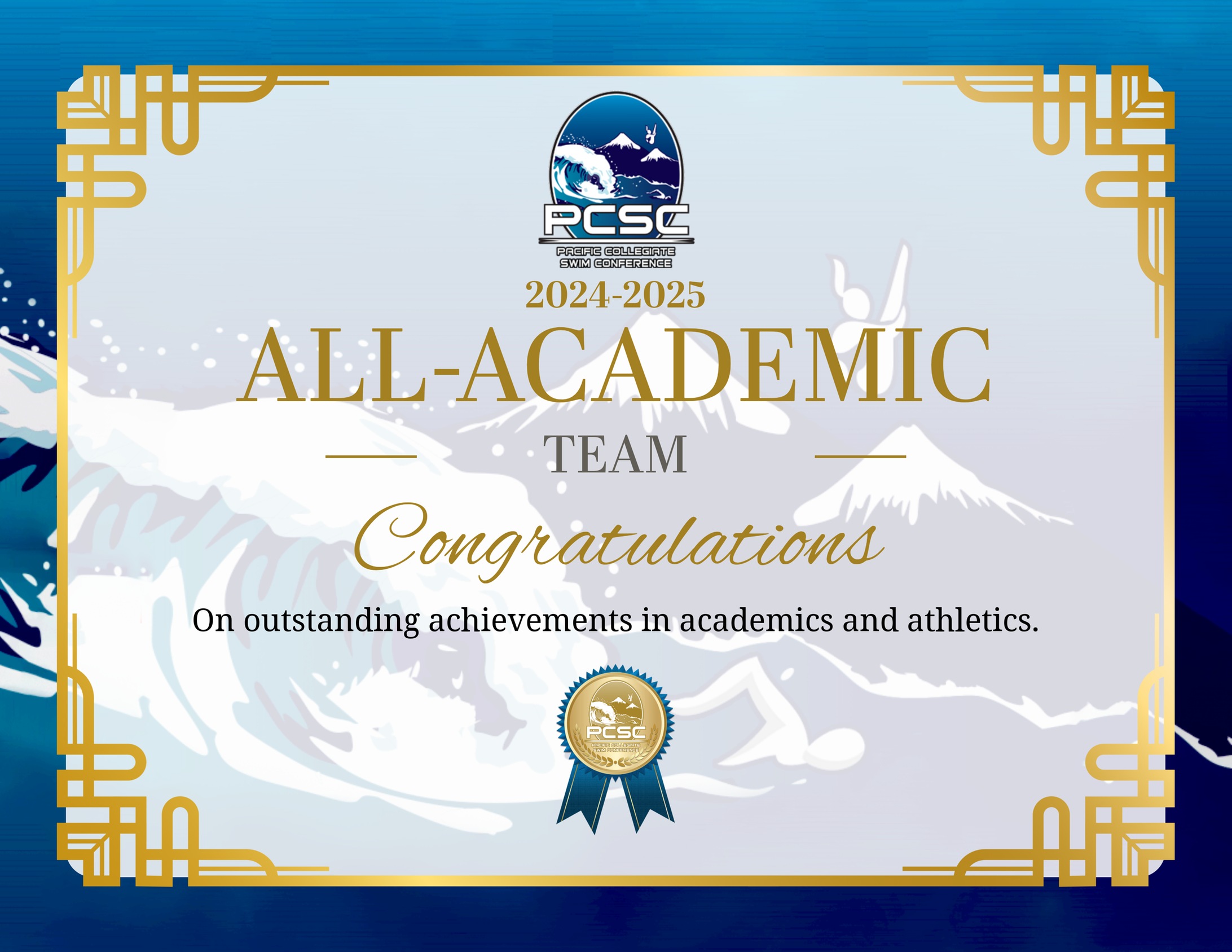 2024-2025 PCSC All-Academic Team