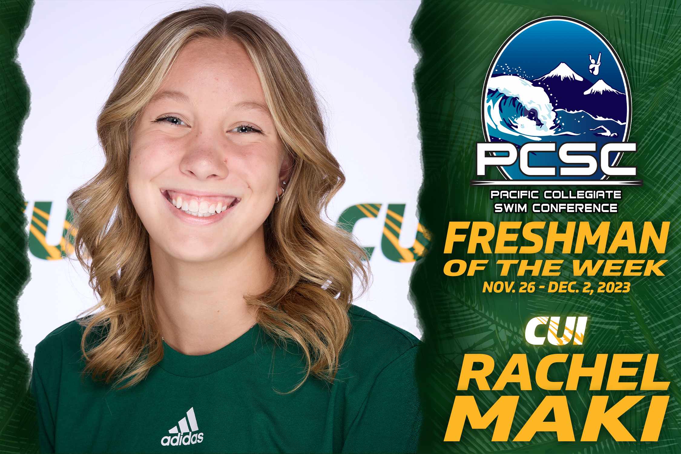 Female Freshman of the Week Nov. 26 - Dec. 2, 2023