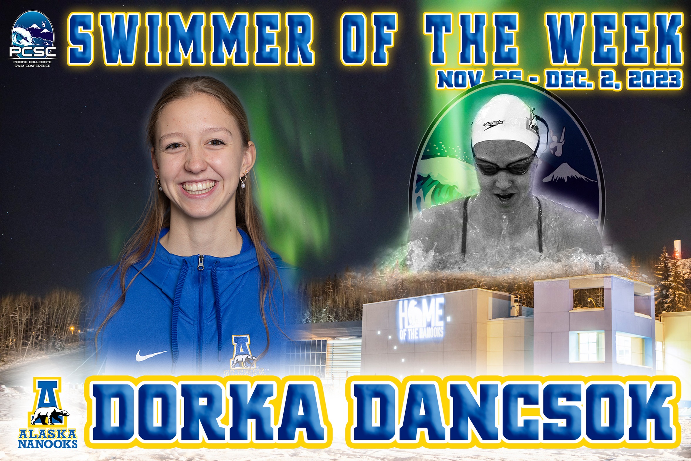 Female Swimmer of the Week Nov. 26 - Dec. 2, 2023