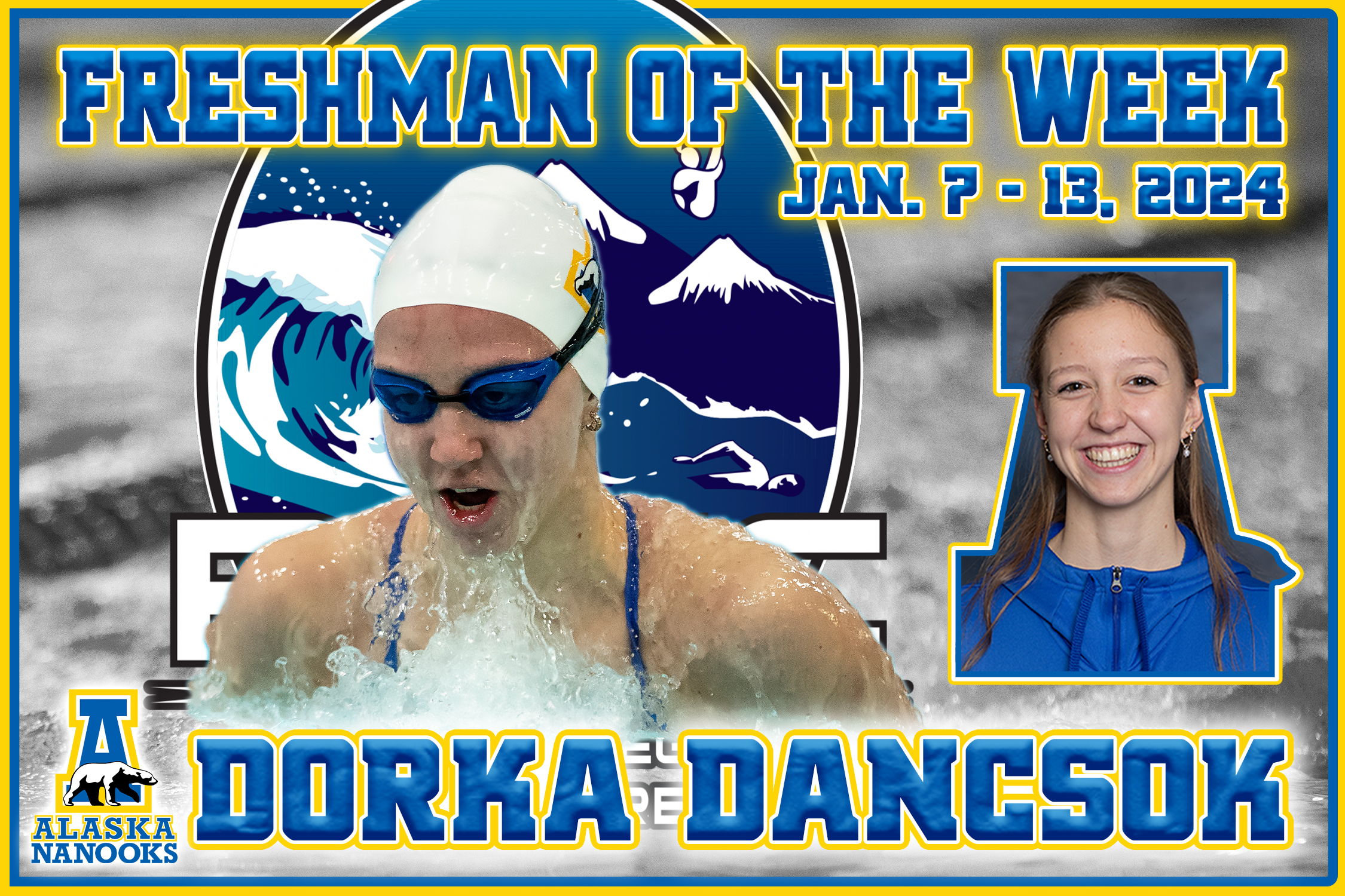 Female Freshman of the Week Jan. 7 - 13, 2024