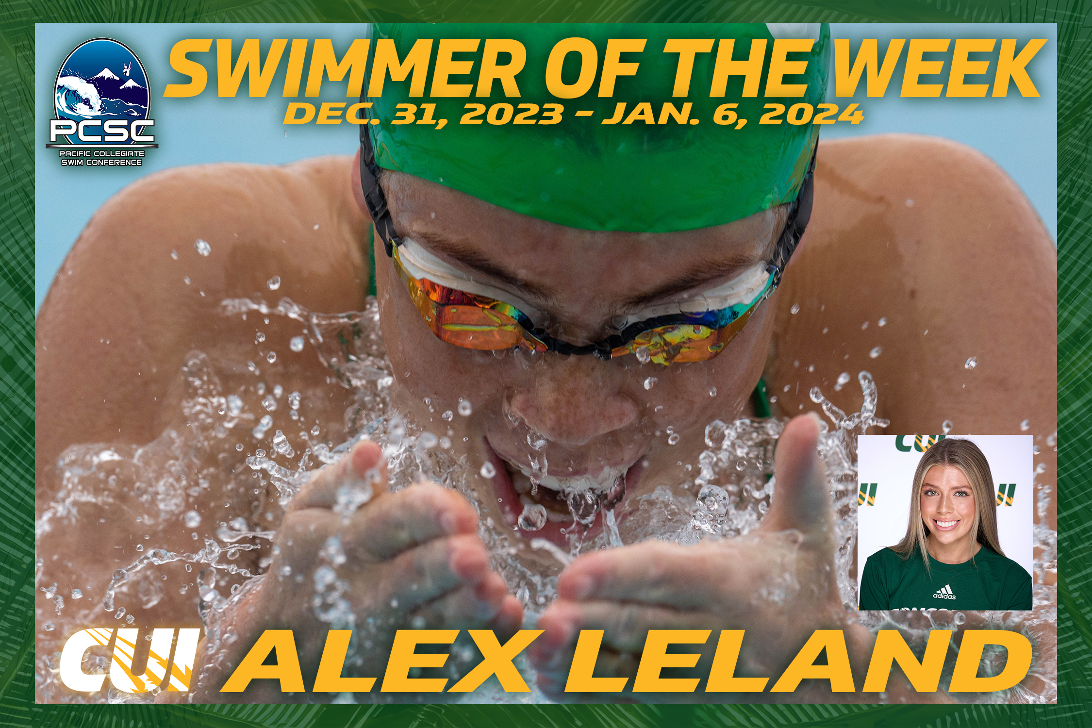Female Swimmer of the Week Dec. 31, 2024 - Jan. 6, 2024