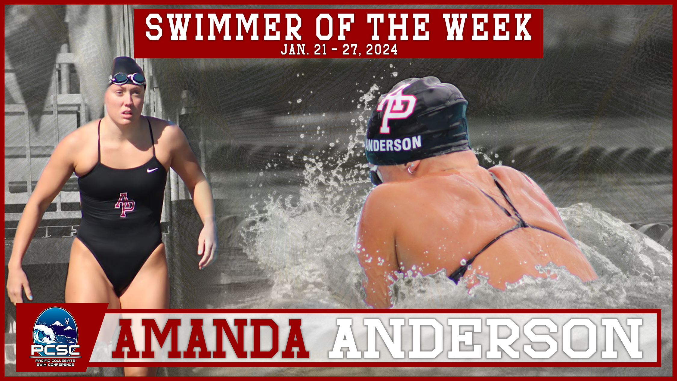 Female Swimmer of the Week Jan. 21 - 27, 2024