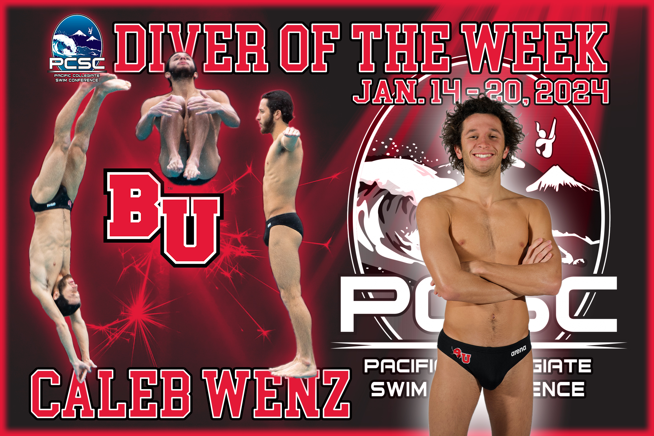 Male Divers of the Week Jan. 14 - 20, 2024