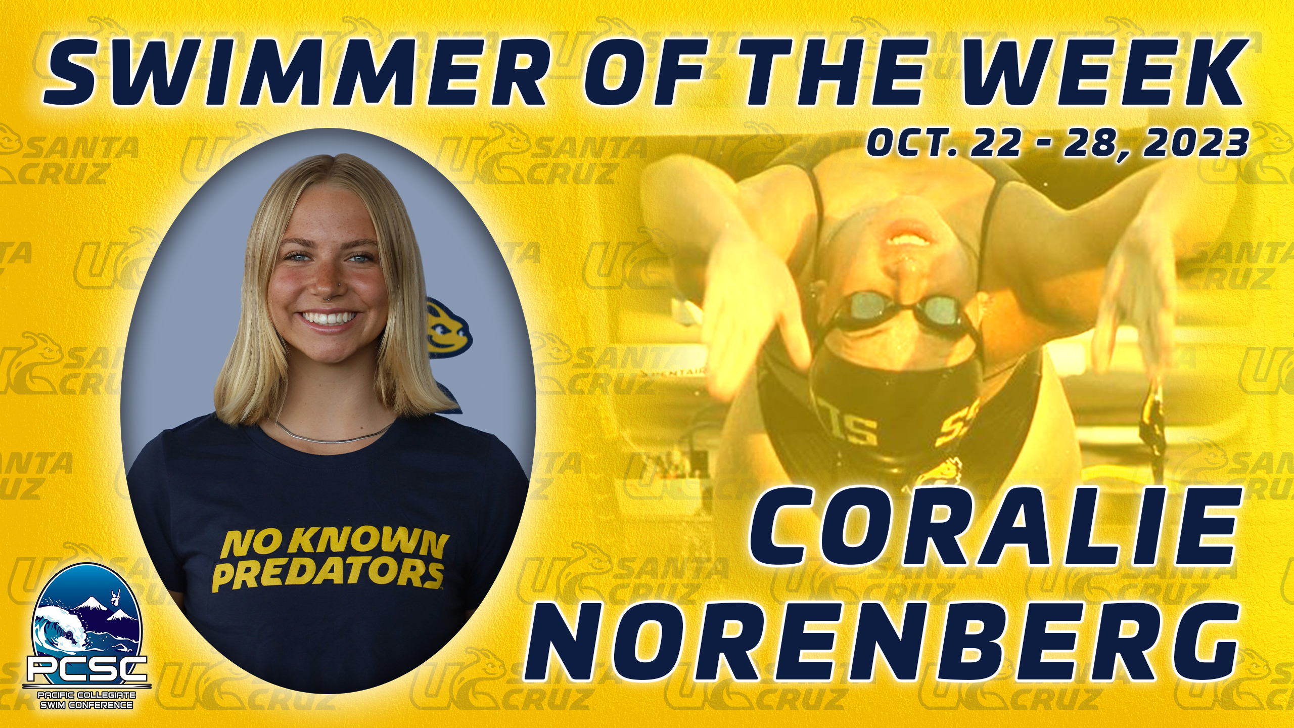 Female Swimmer of the Week Oct. 22 - 28, 2023