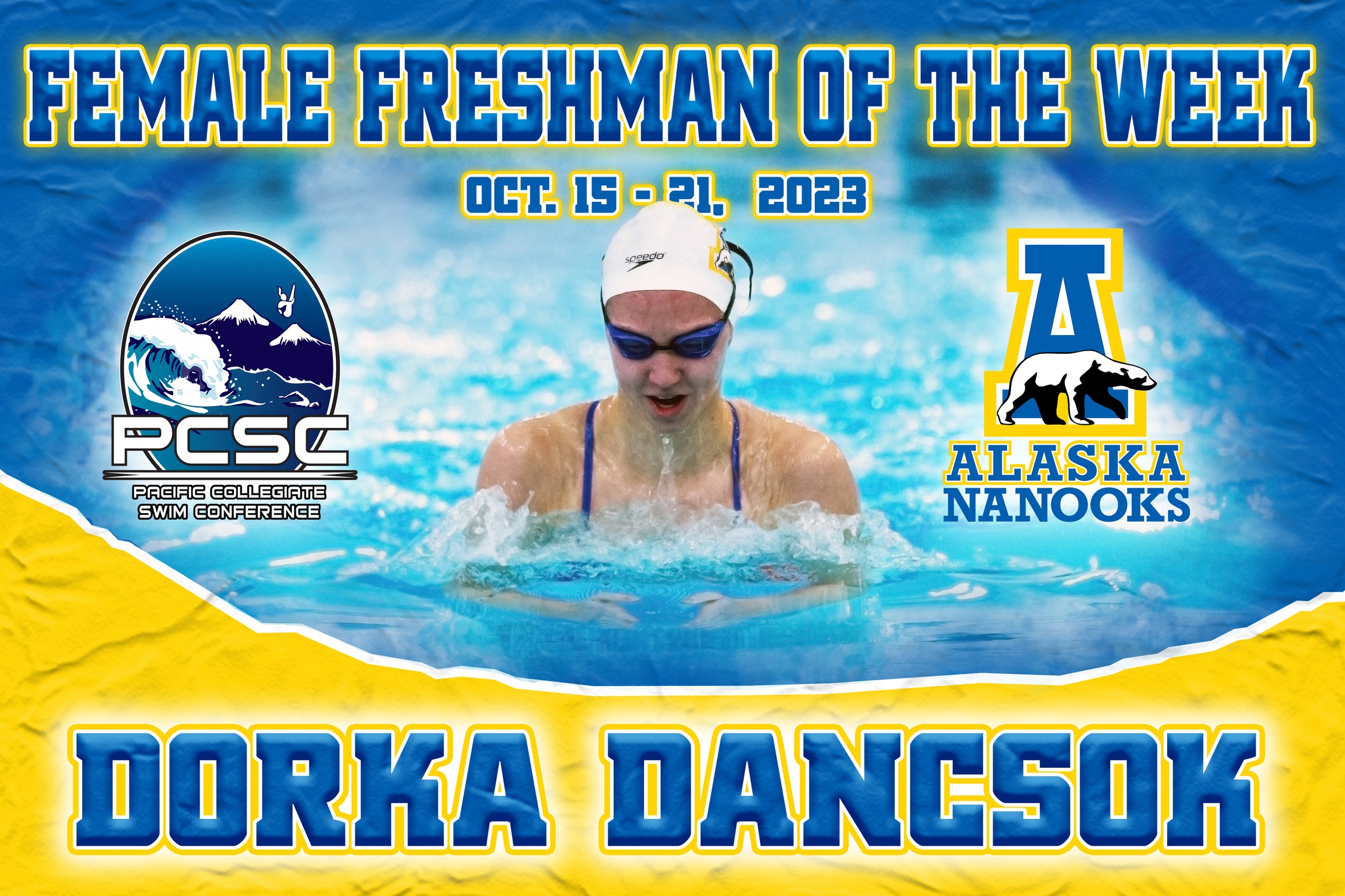 Female Freshman of the Week Oct. 15 - 21, 2023