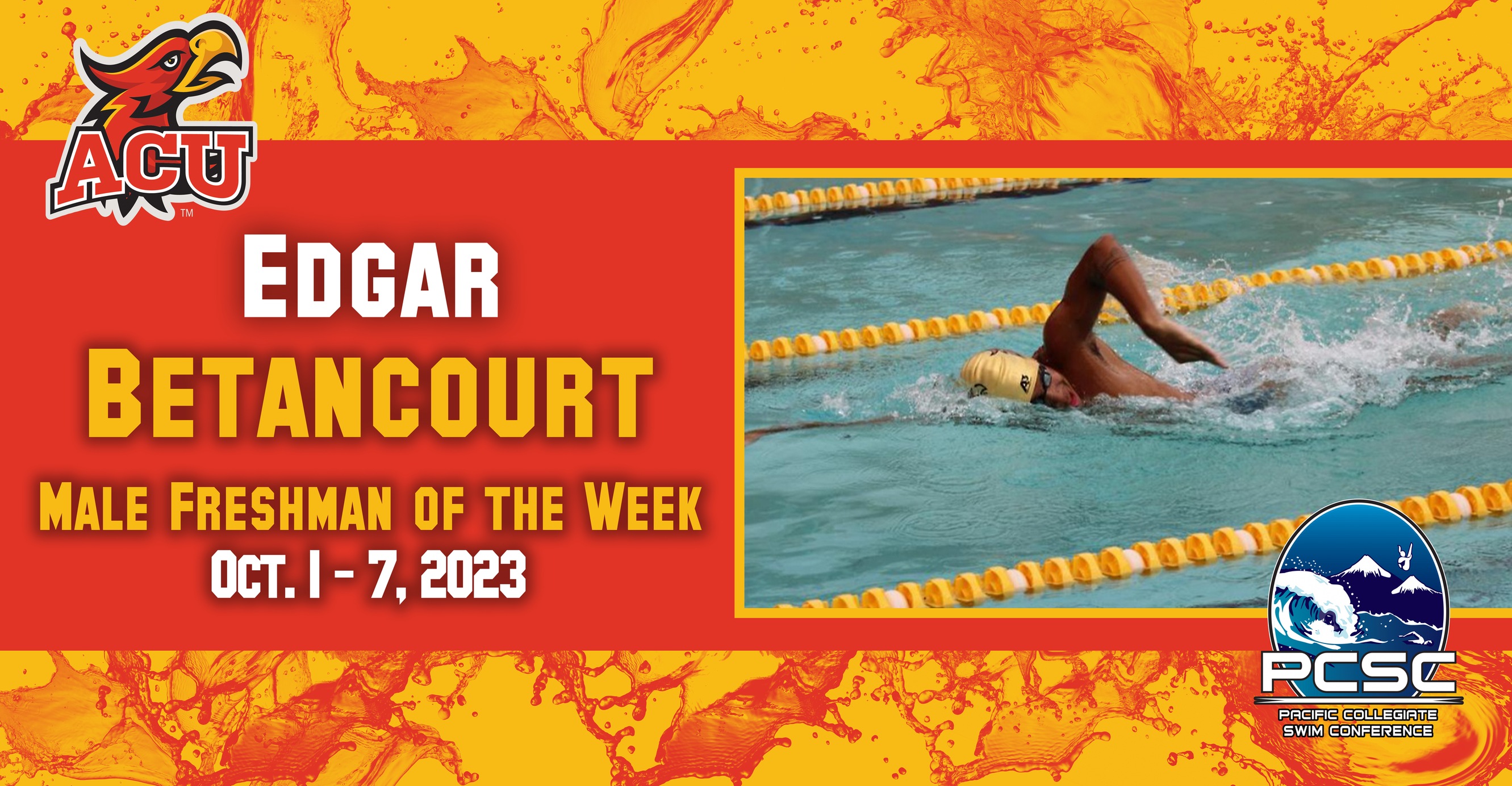 Male Freshman of the Week (10/1/2023 - 10/7/2023)