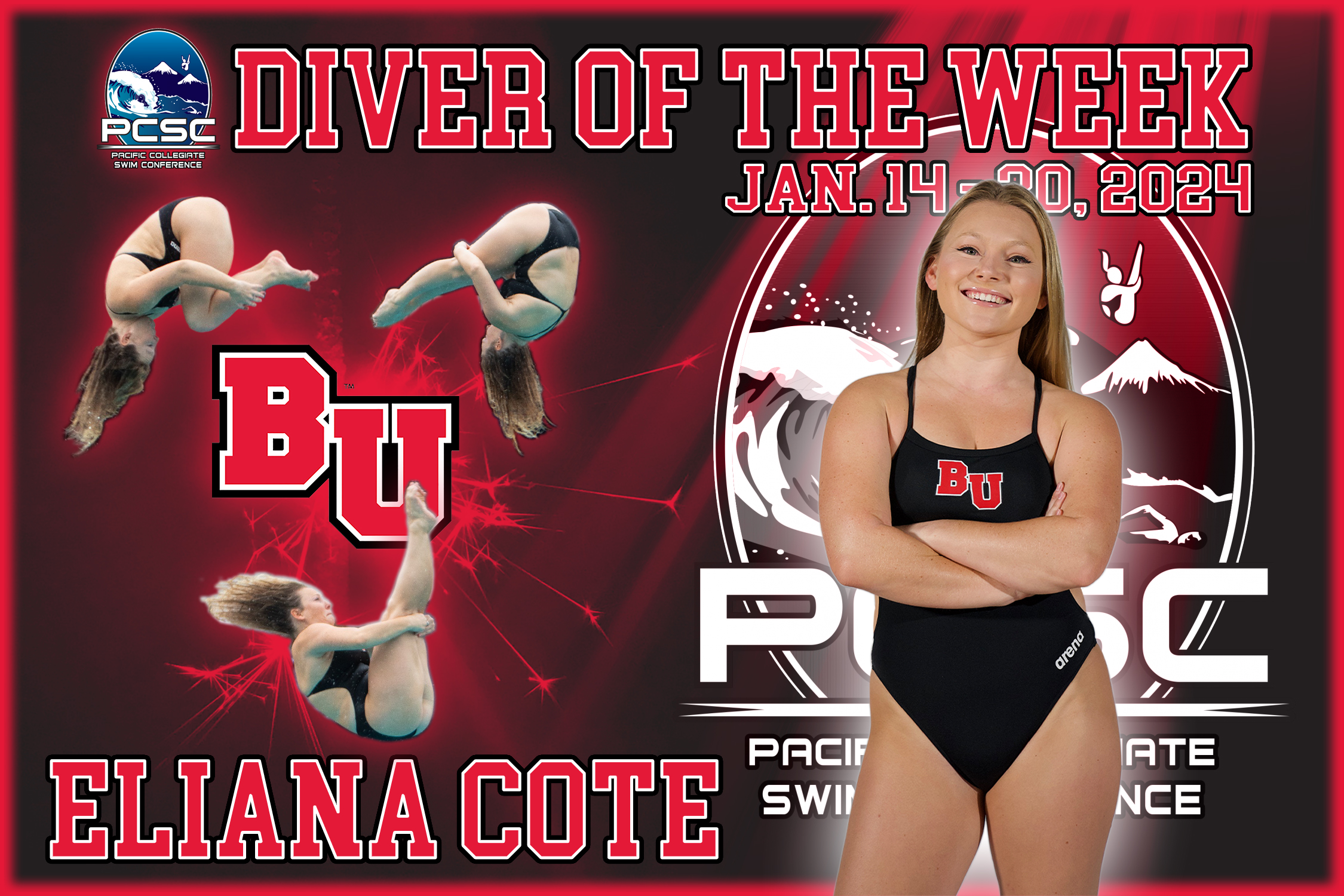Female Diver of the Week Jan. 14 - 20, 2024