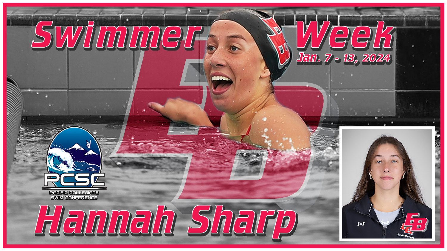 Female Swimmer of the Week Jan. 7 - 13, 2024