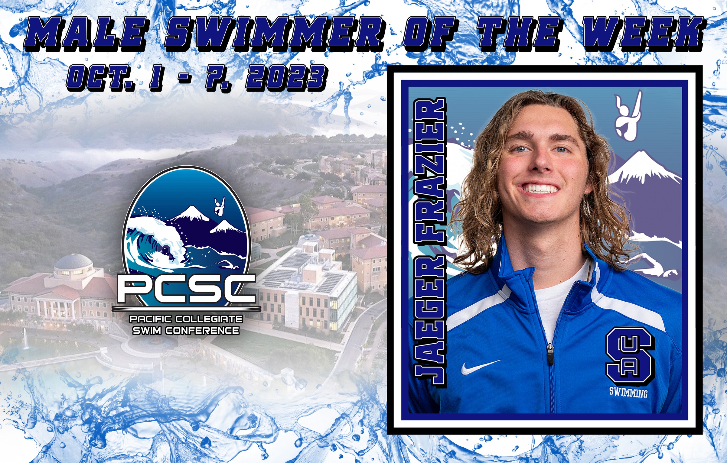 Male Swimmer of the Week (10/1/2023 - 10/7/2023)