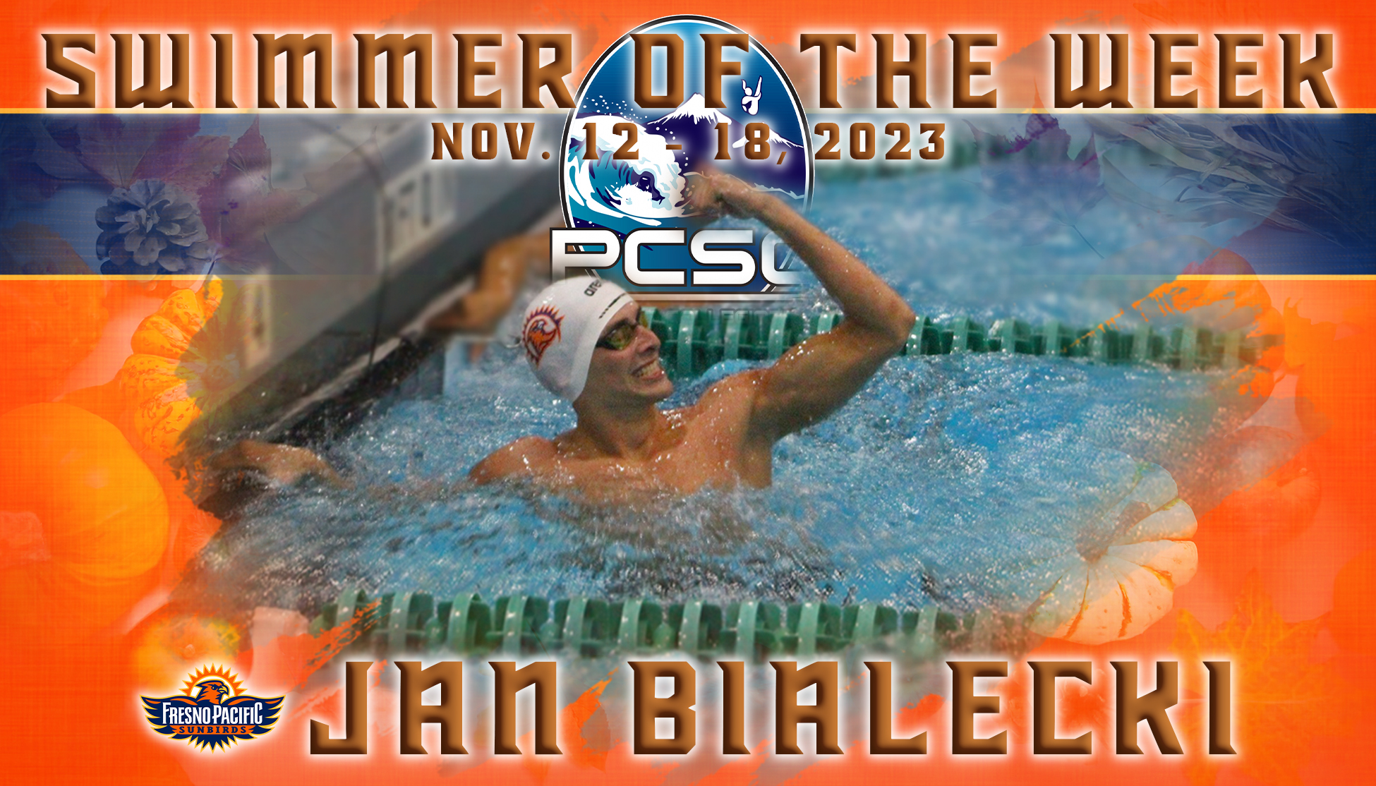 Male Swimmer of the Week Nov. 12 - 18, 2023