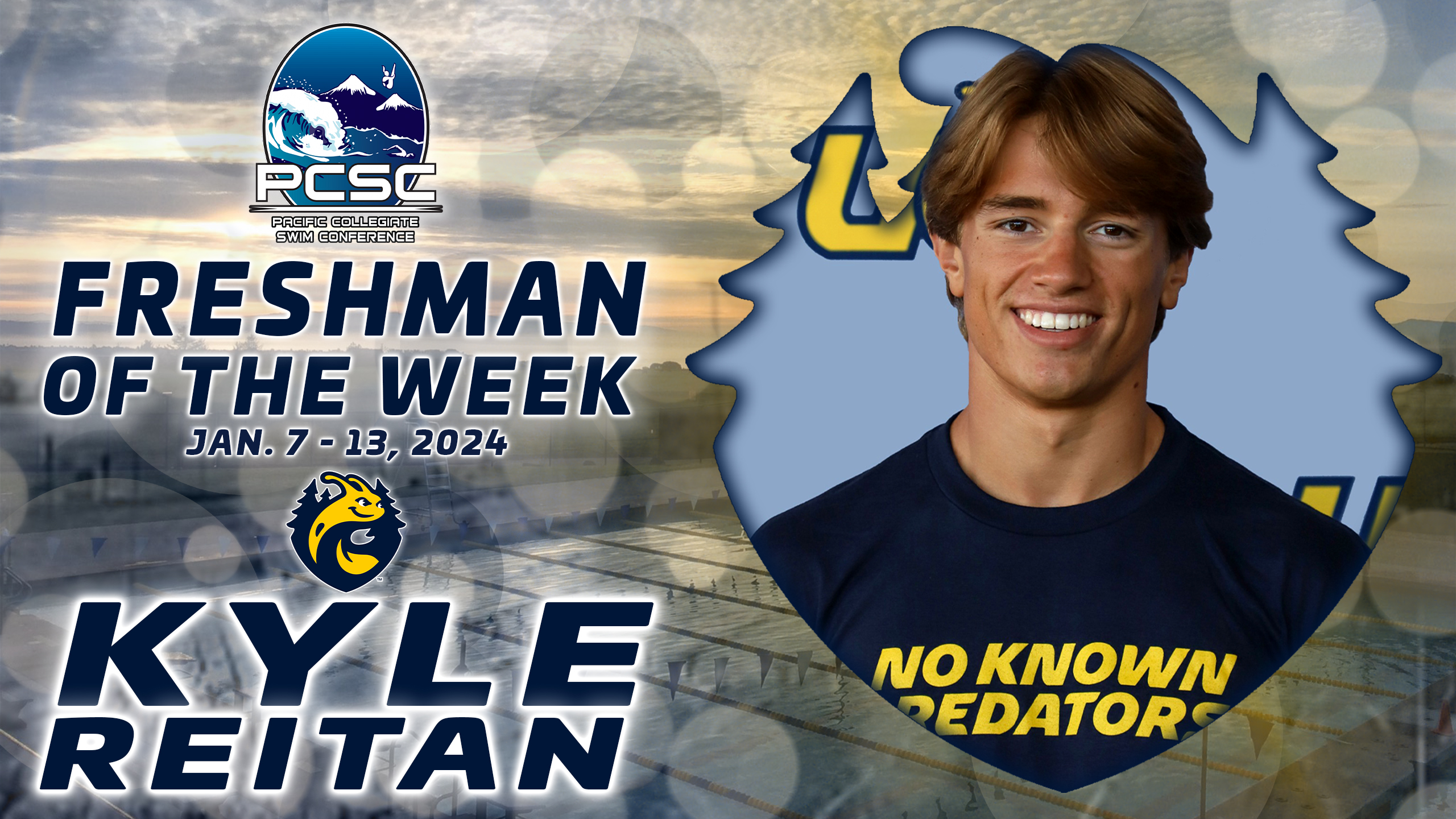 Male Freshman of the Week Jan. 7 - 13, 2024