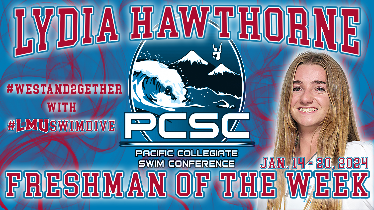 Female Freshmen of the Week Jan. 14 - 20, 2024