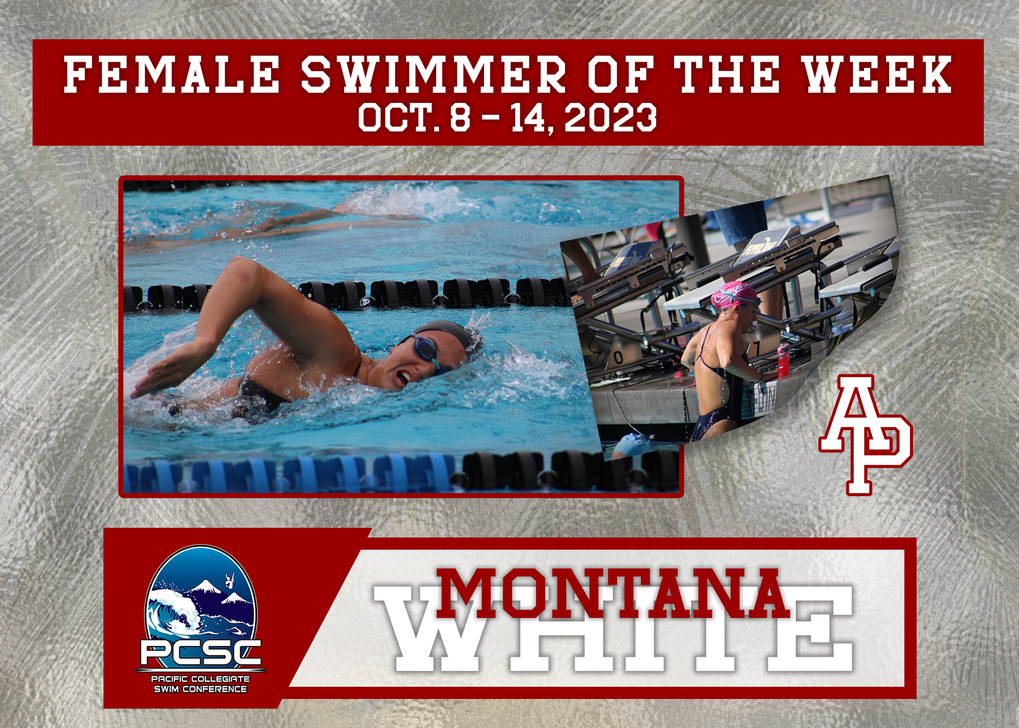 Female Swimmer of the Week Oct. 8 - 14, 2023
