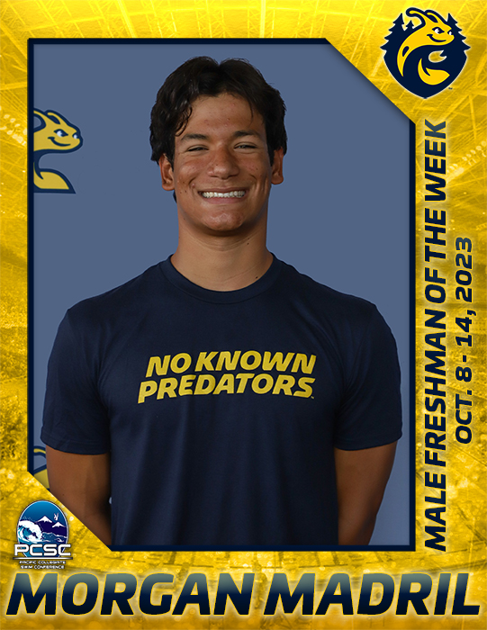 Male Freshman of the Week Oct. 8 - 14, 2023