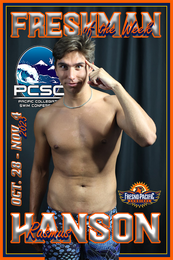 Male Freshman of the Week Oct. 29 - Nov. 4, 2023