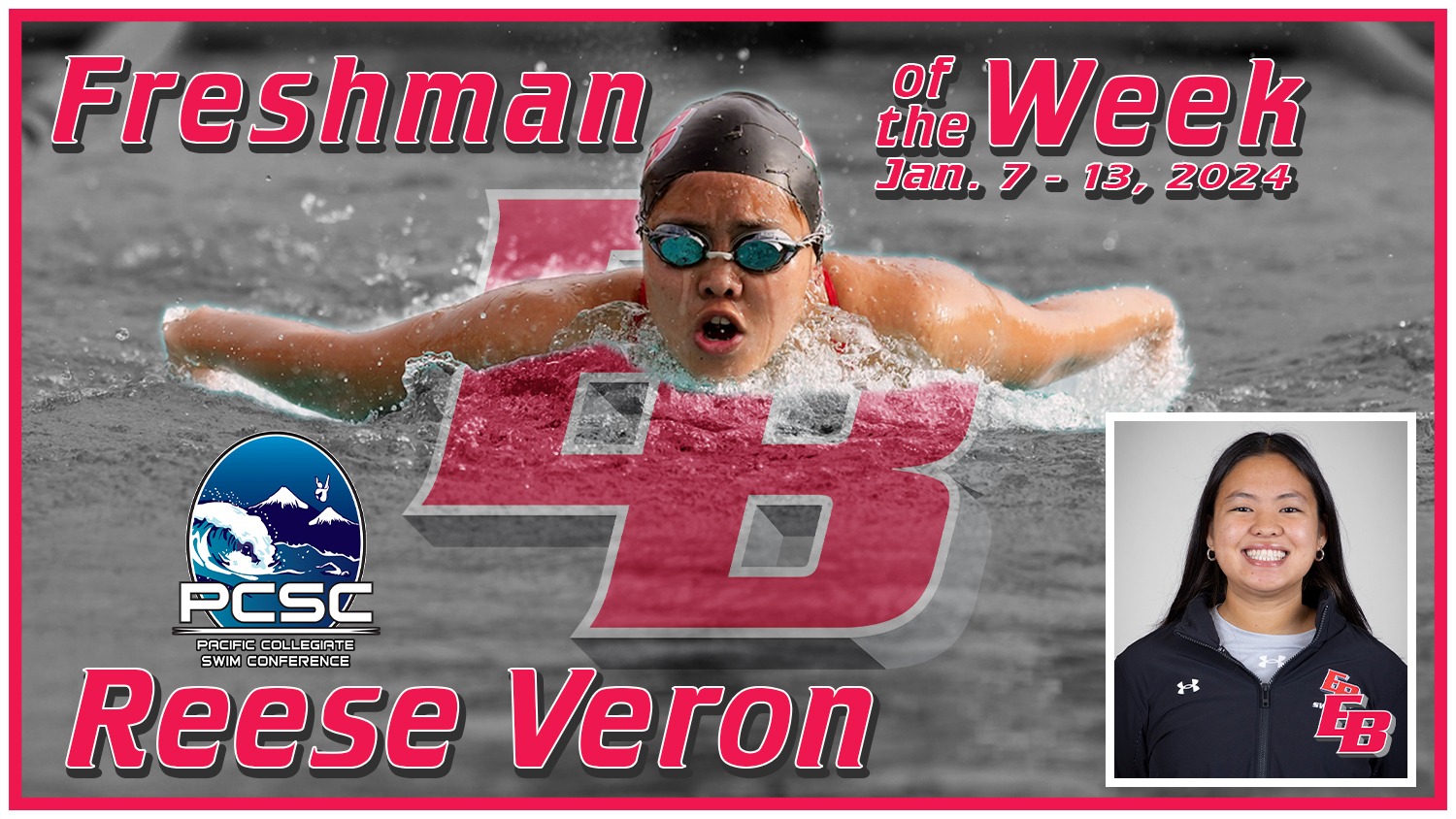 Female Freshman of the Week Jan. 7 - 13, 2024