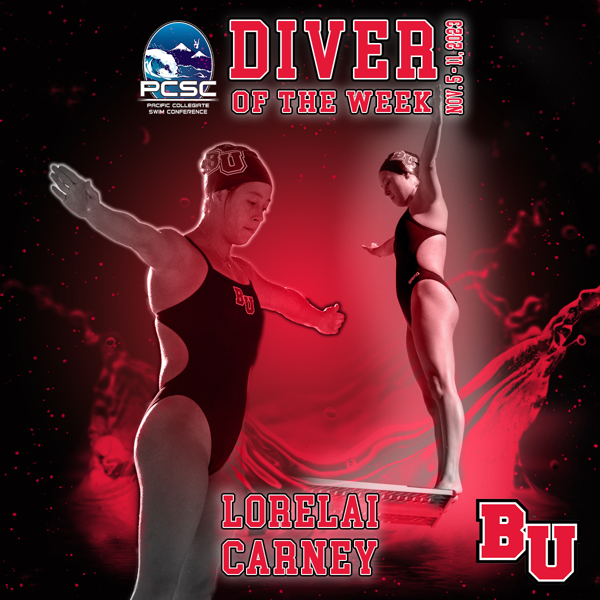 Female Diver of the Week Nov. 5 - 11, 2023