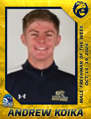 Male Freshman of the Week Oct. 13 - 19, 2024