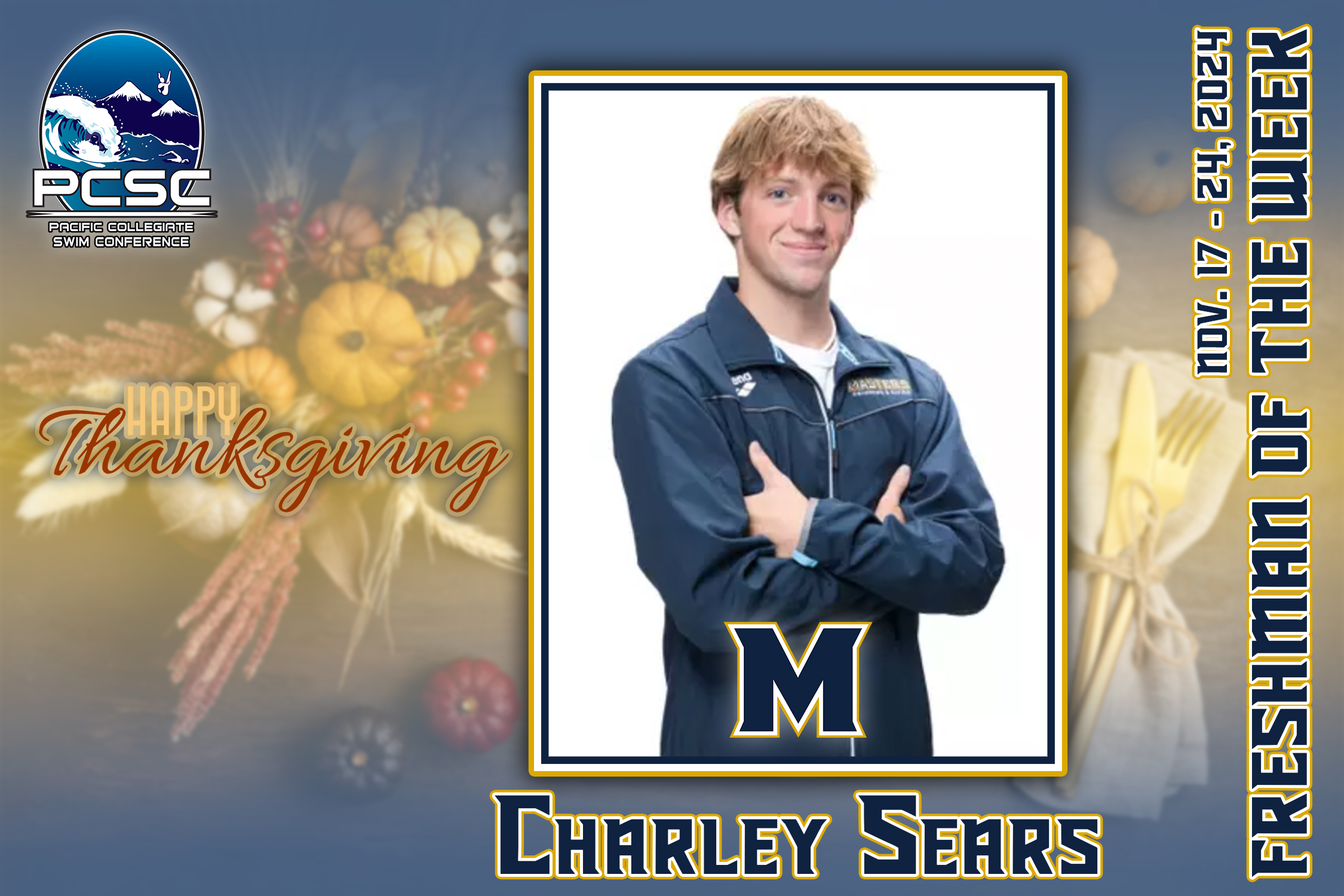 Co-Male Freshman of the Week Nov. 17 - 24, 2024