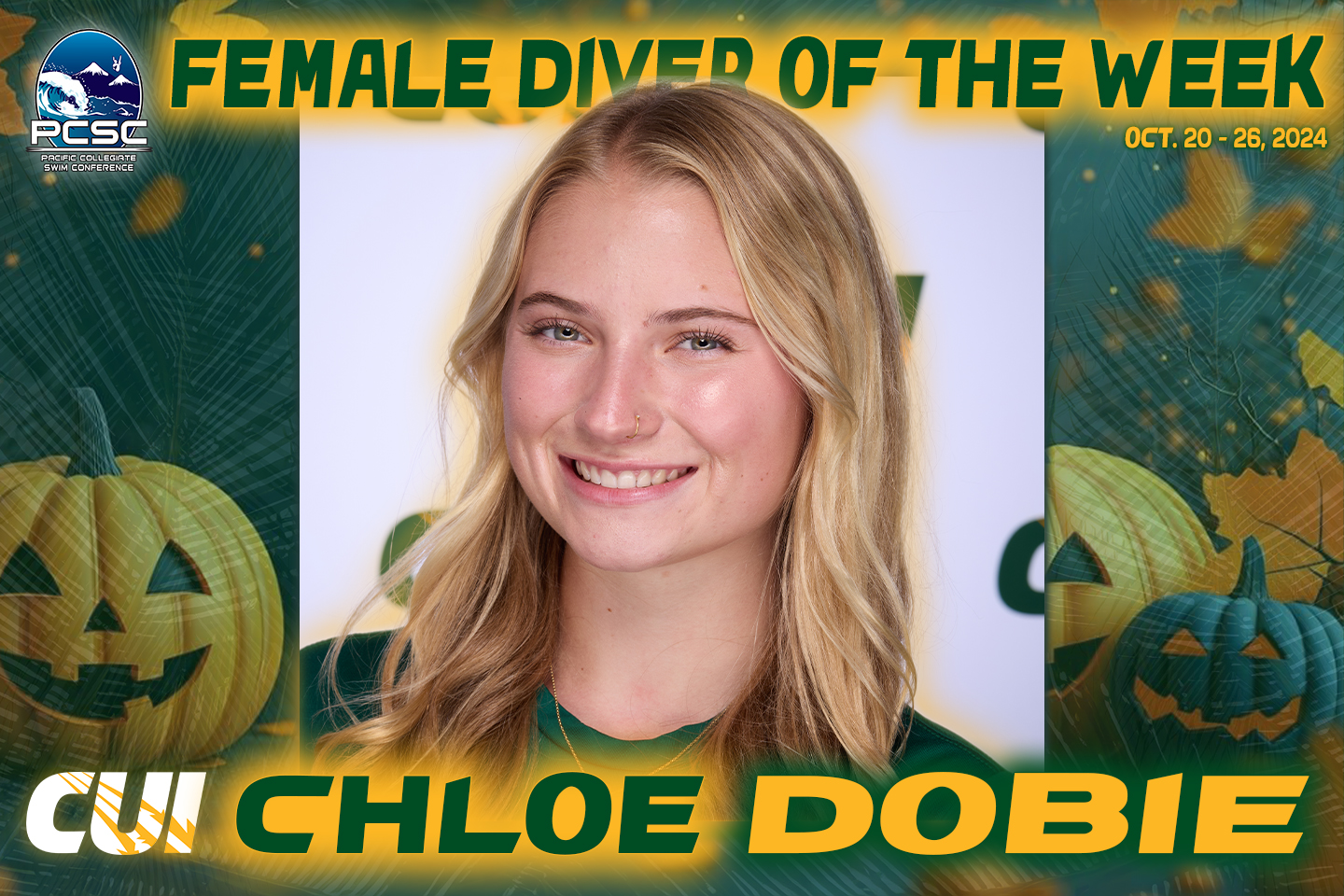 Female Diver of the Week Oct. 20 - 26, 2024