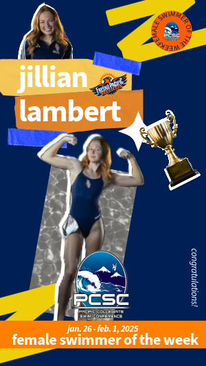 Female Swimmer of the Week Jan. 26 - Feb. 1, 2025