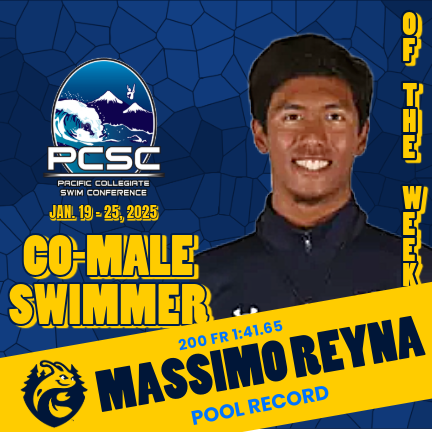 Co-Male Swimmer of the Week Jan. 19 - 25, 2025
