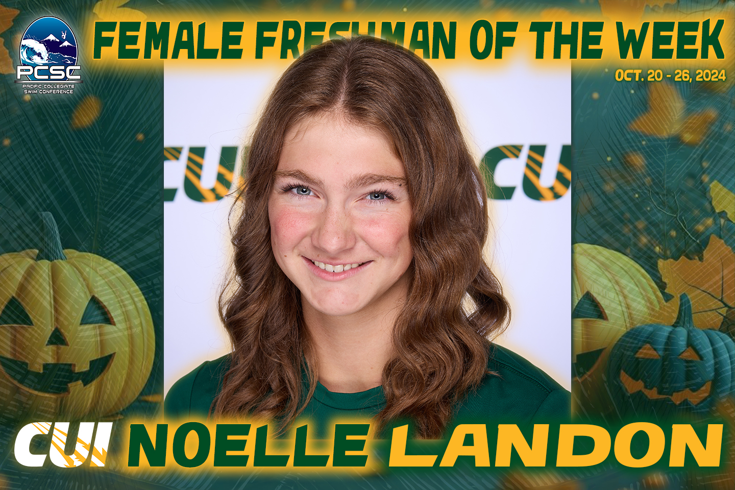 Female Freshman of the Week Oct. 20 - 26, 2024