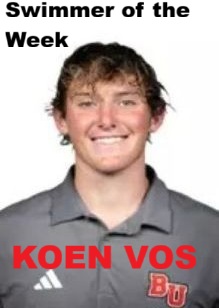 Week 5 Male Swimmer of the Week