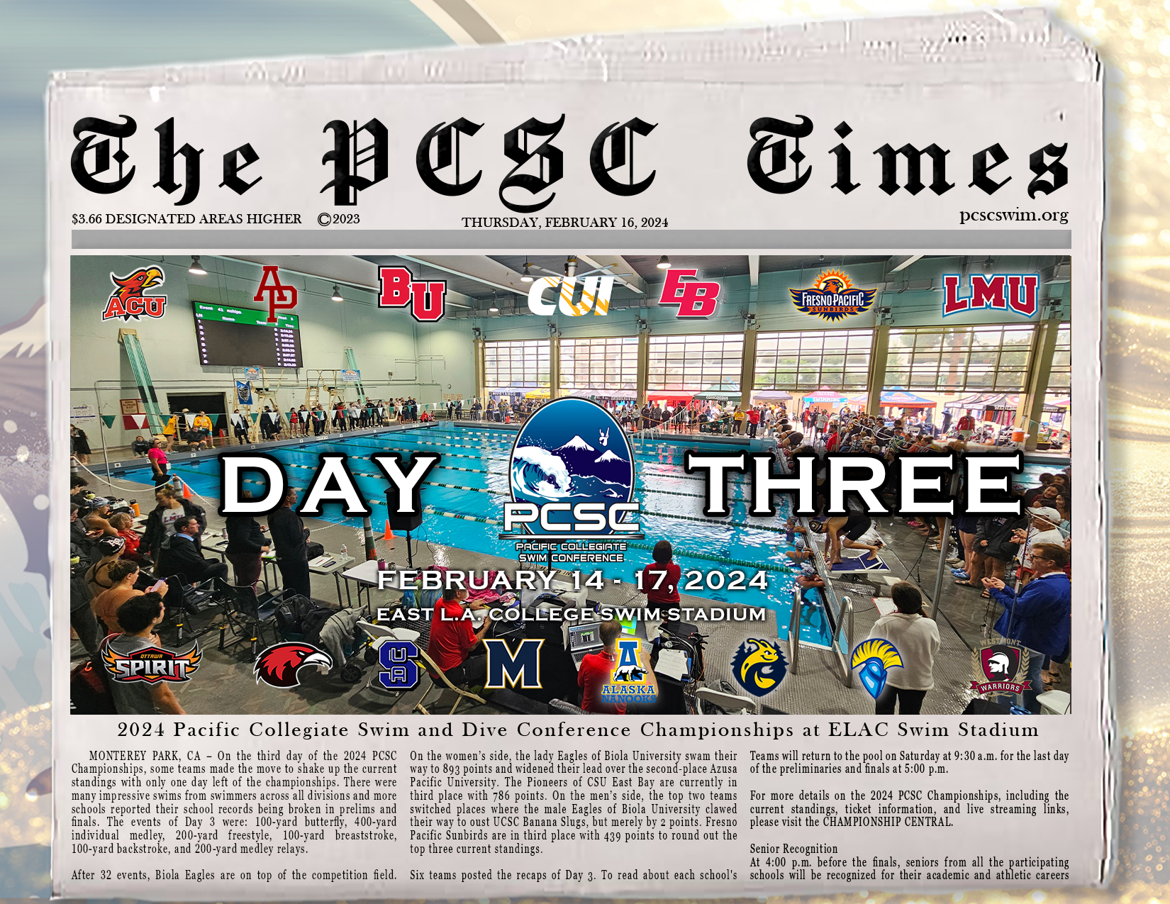 2024 PCSC Championships Day 3 Recap