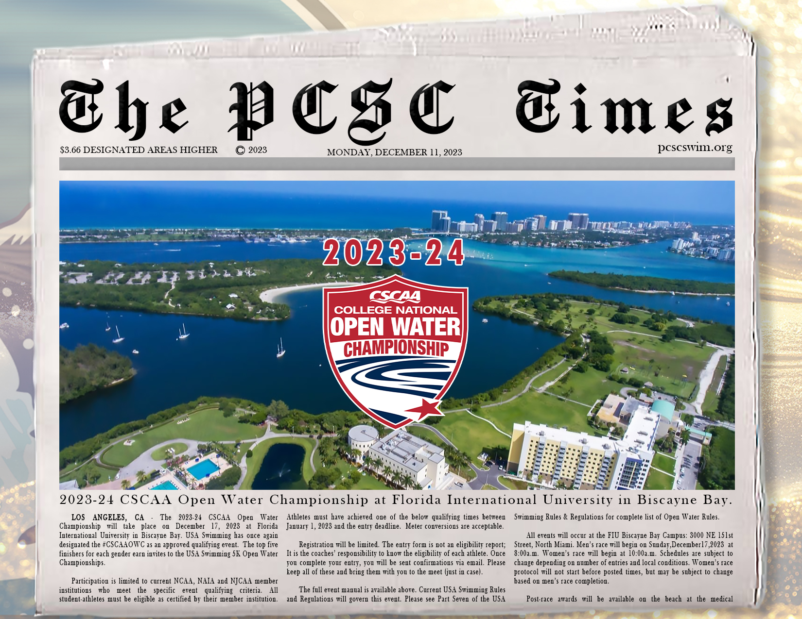 2023-24 CSCAA Open Water Championship