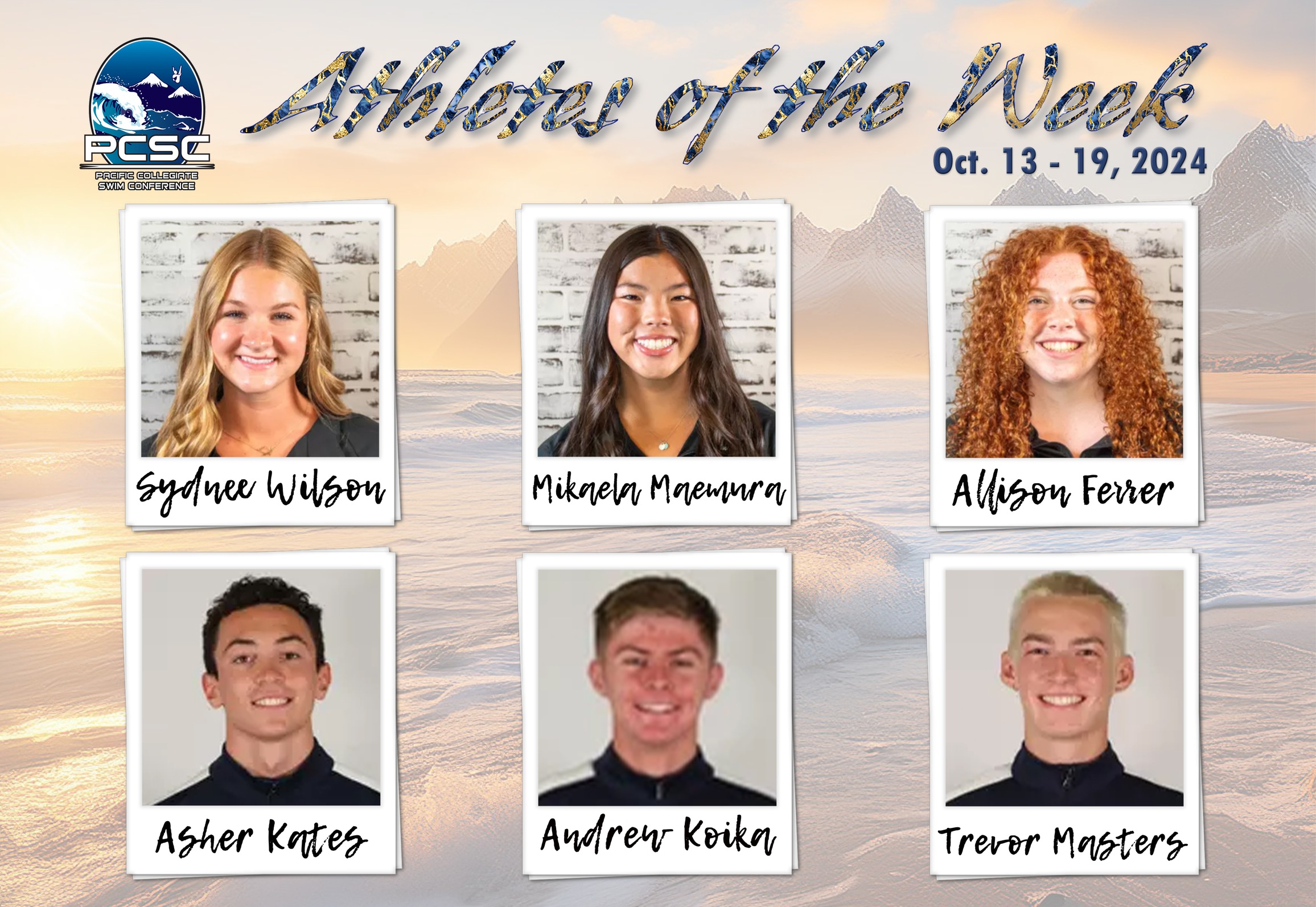 Athletes of the Week: Oct. 13 - 19, 2024