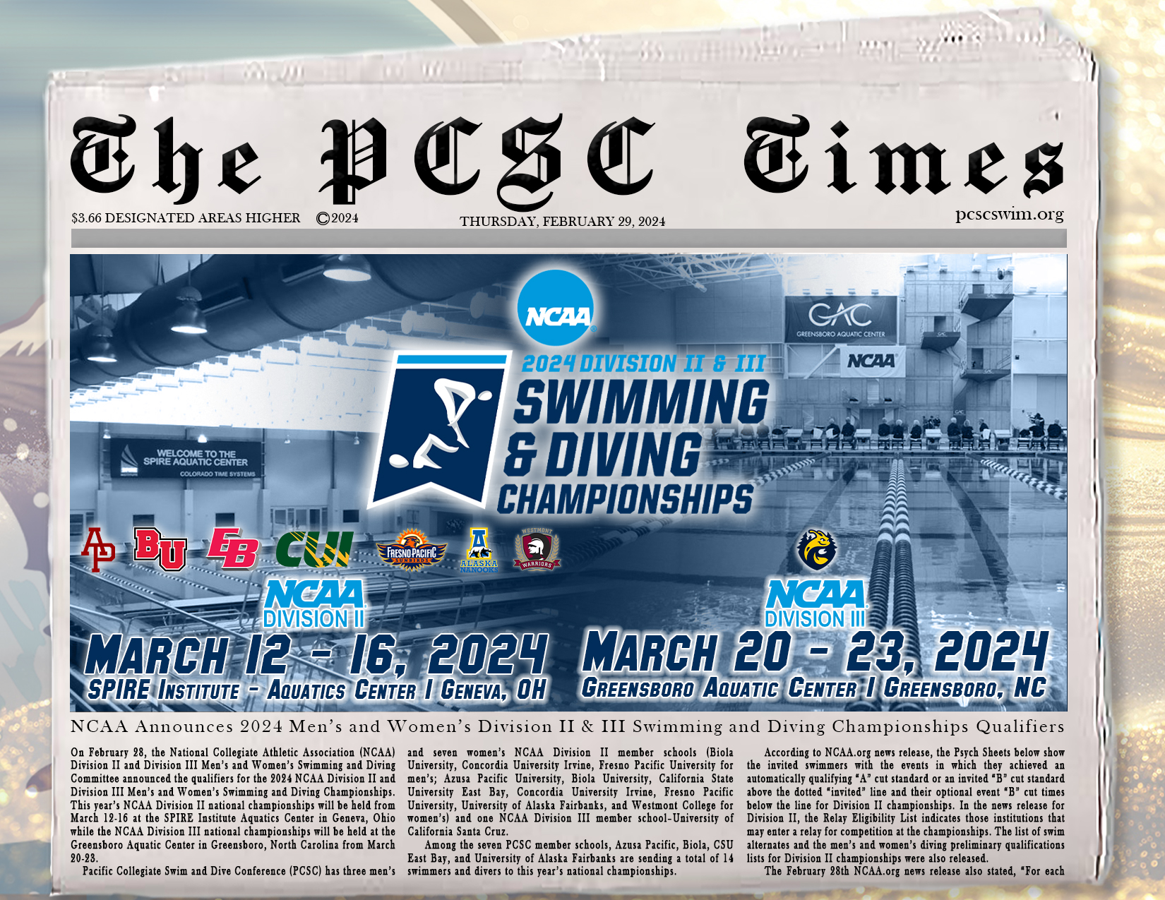 2024 NCAA Division II & III National Championships