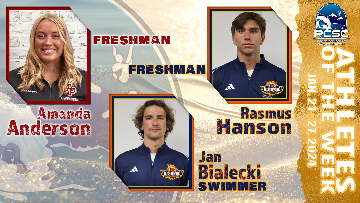 Athletes of the Week Jan. 21 - 27, 2024