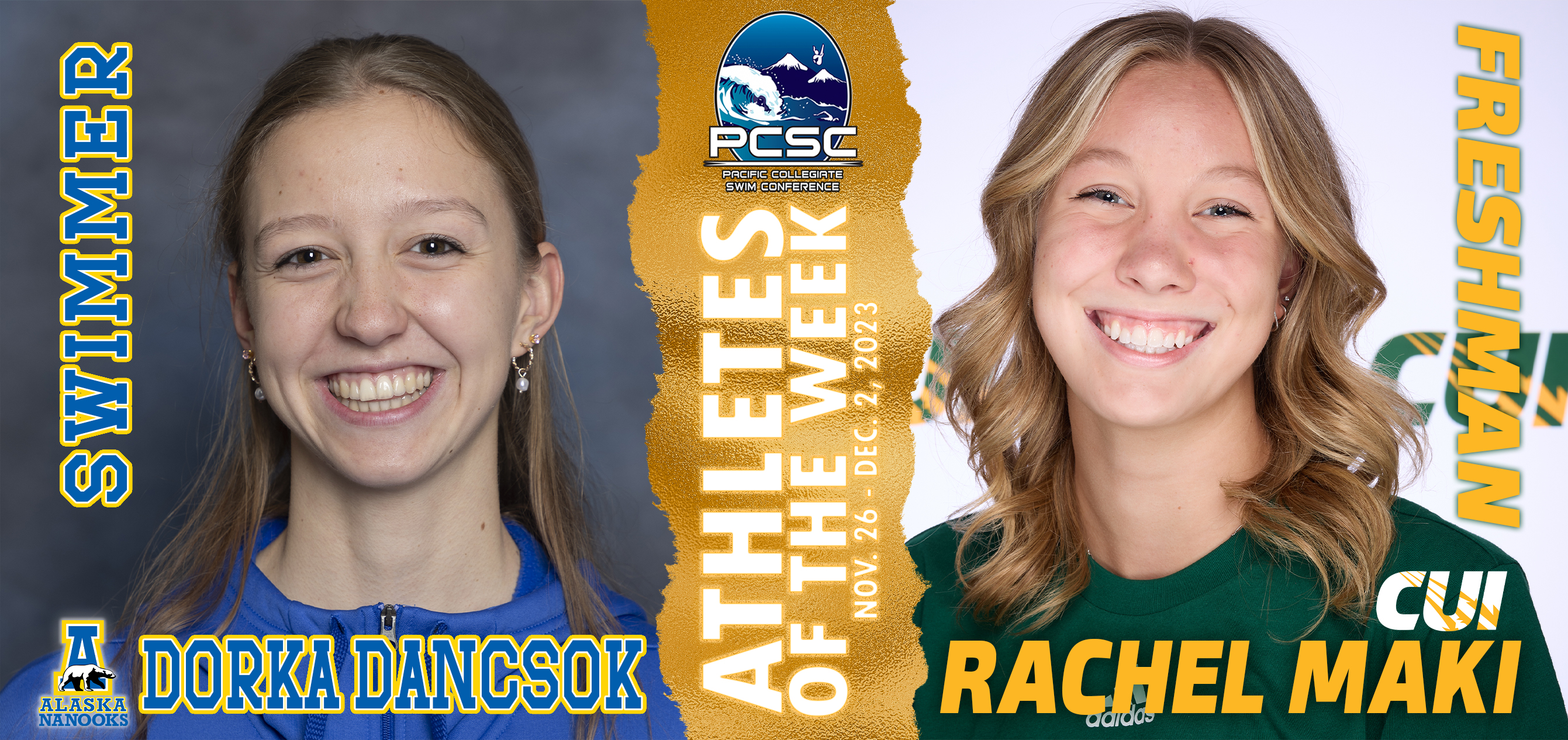 Athletes of the Week Nov. 26 - Dec. 2, 2023