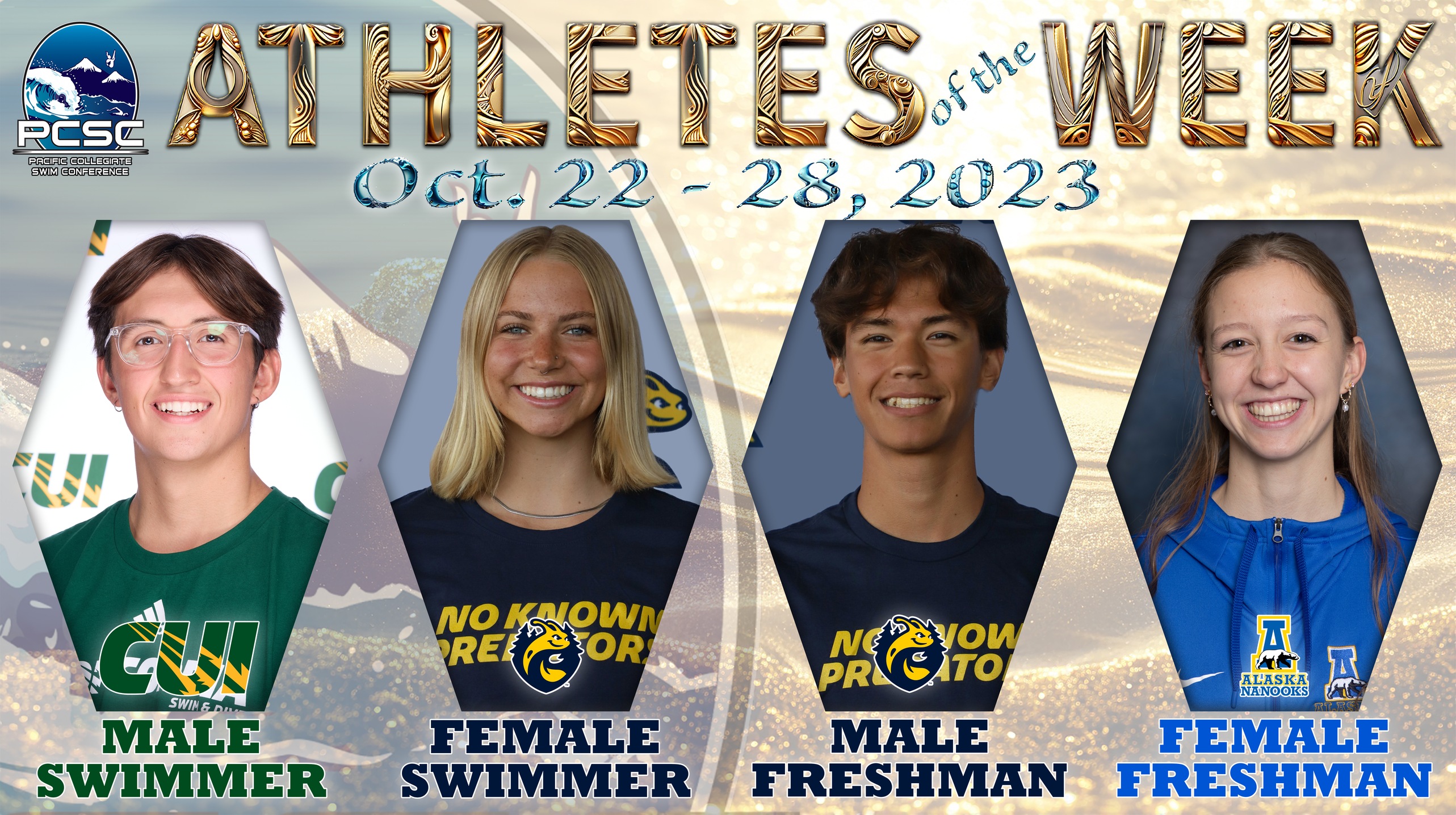 Athletes of the Week Oct. 22 - 28, 2028