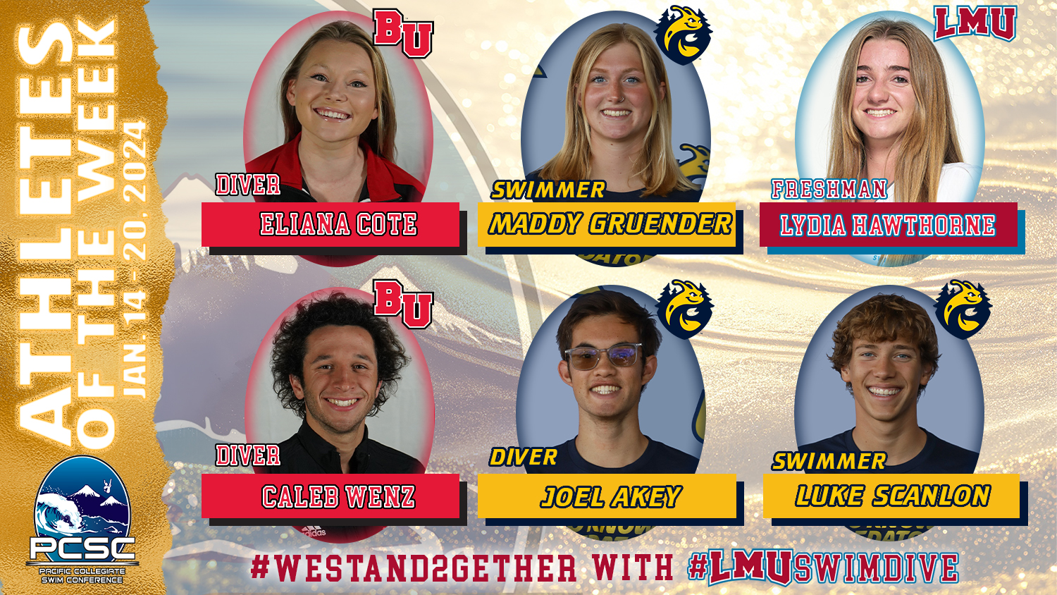 Athletes of the Week Jan. 14 - 20, 2024