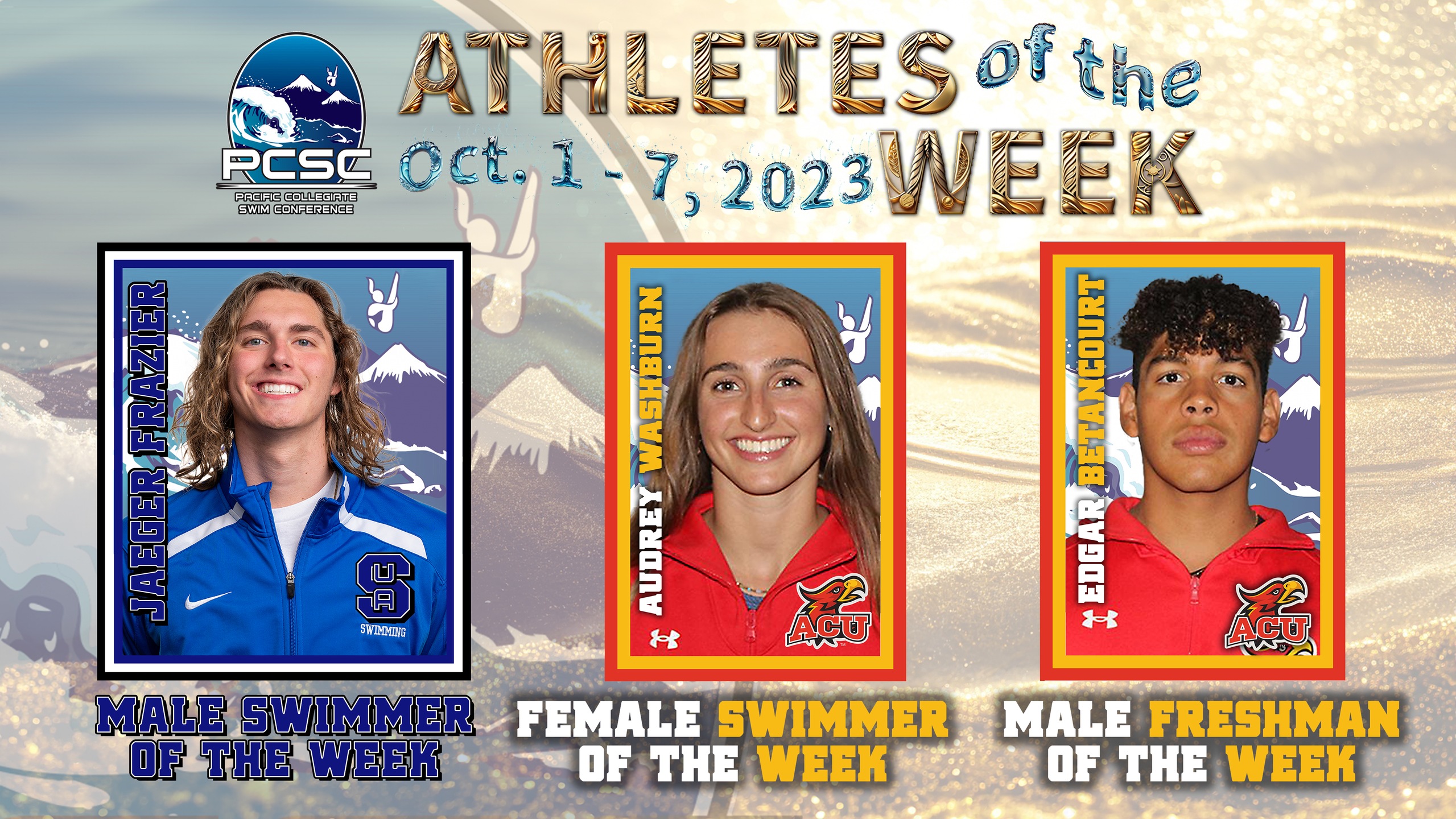 Oct. 1 - 7, 2023 Athletes of the Week